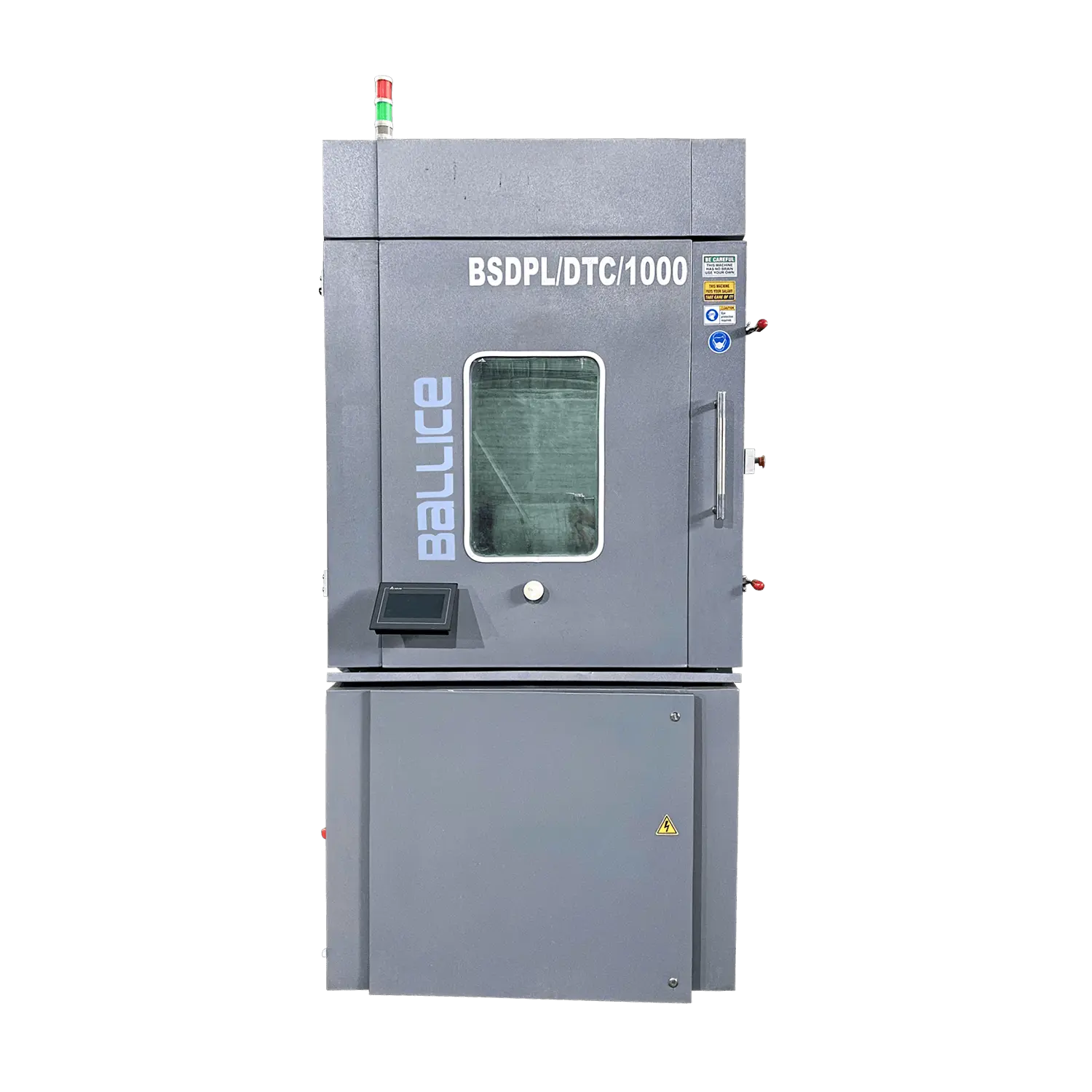 Dust Test Chamber front view